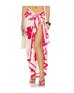 Seafolly MAY FLOWER サロン - Cream,Red. - サムネイル1
