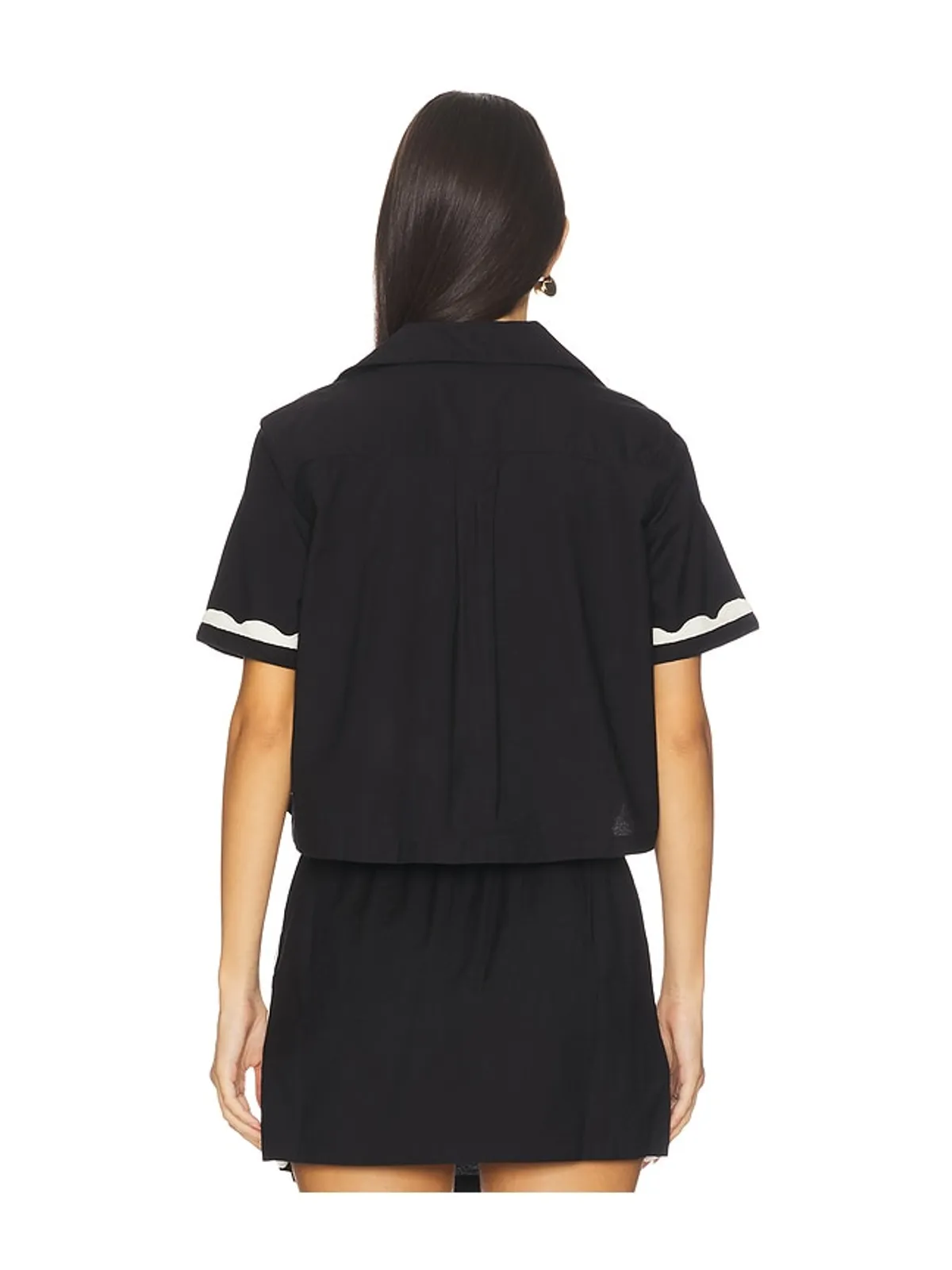 Seafolly TIE FRONT SHIRT リボンフロントシャツ - 画像3