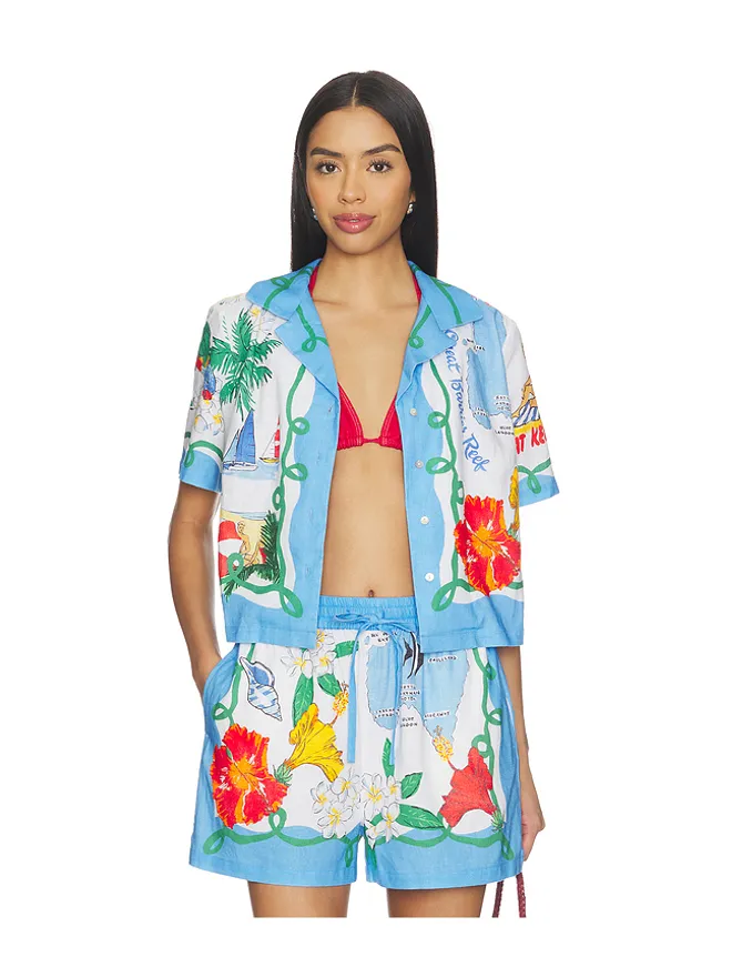 Seafolly Seafolly VIVA VACATION ボタンアップシャツの商品画像