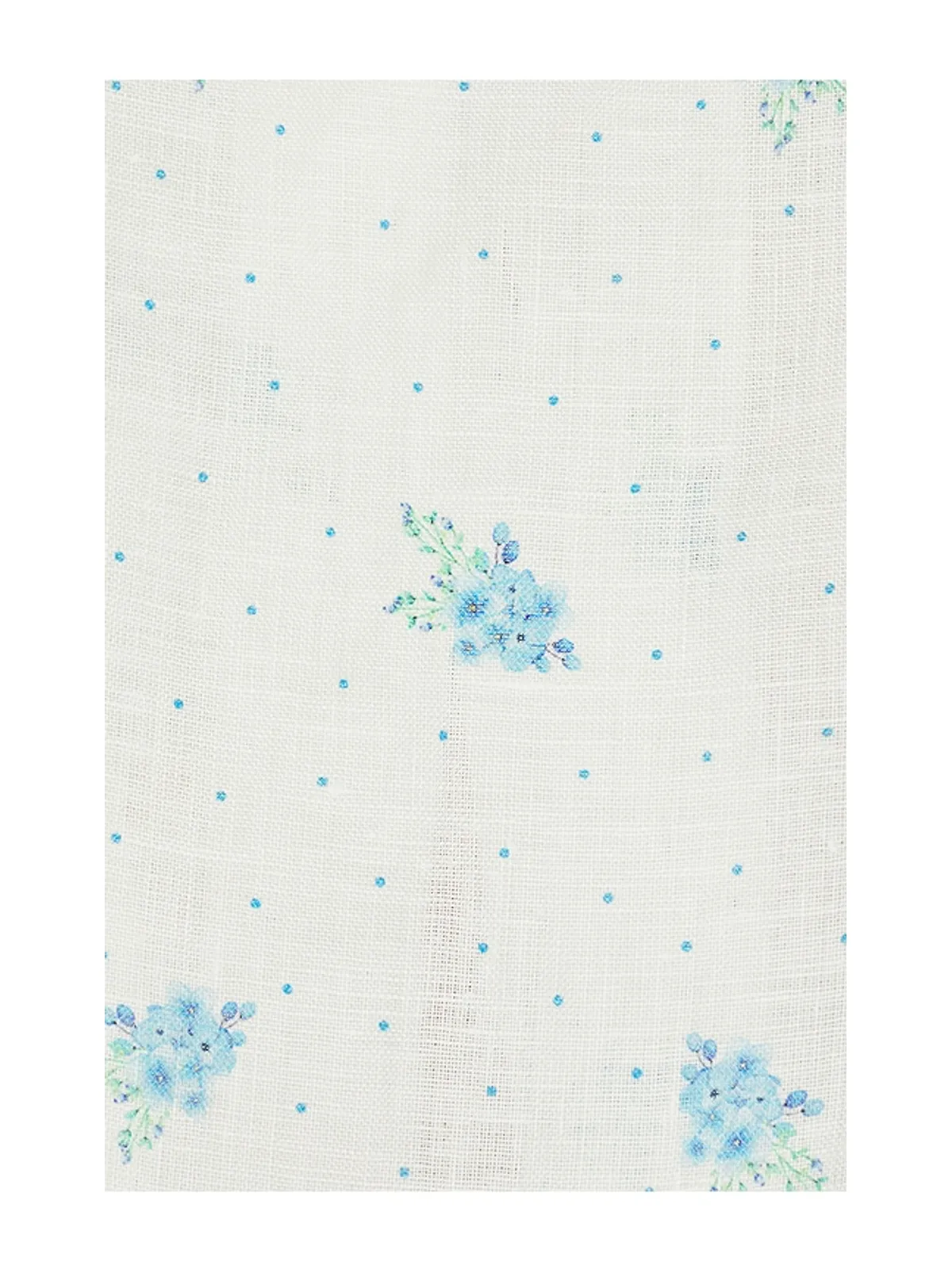 Sleeper BRIGITTE ミディ丈ドレス - White,Blue. - 画像5