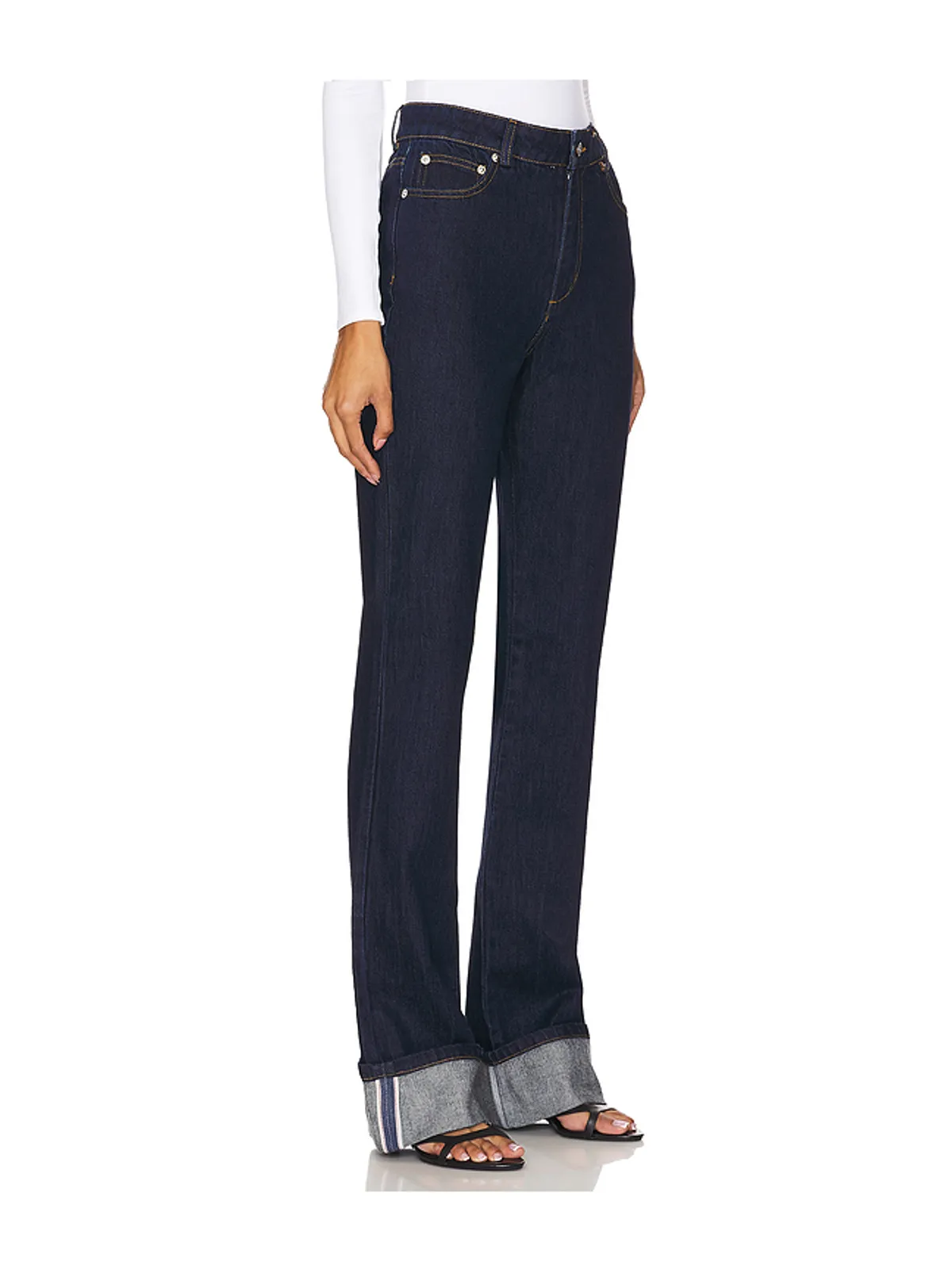 SEROYA ASHTON HIGH RISE SLIM FLARE デニム - 画像2