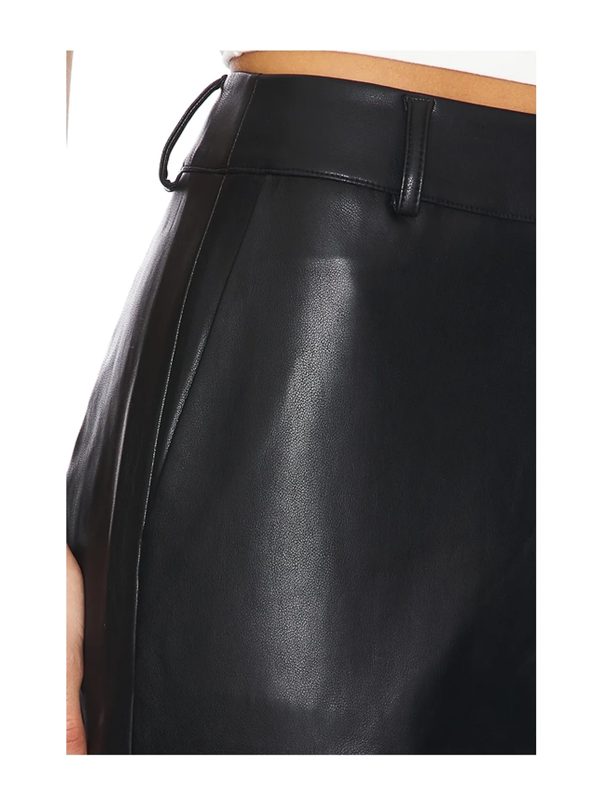 SEROYA FIFER FAUX LEATHER LOW RISE カーゴパンツ - 画像6