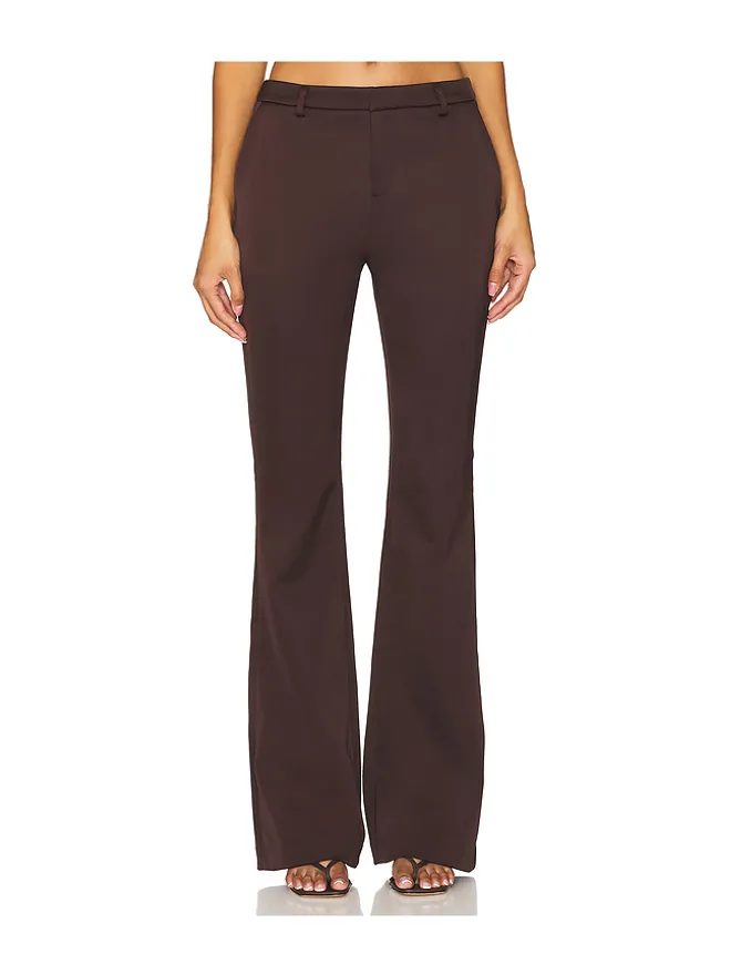 SEROYA SEROYA ELVIRA HEAVY SATIN FLARE トラウザーの商品画像