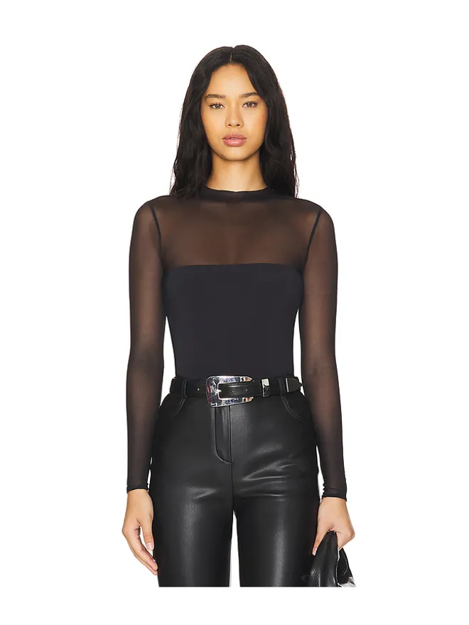 SEROYA SEROYA BRANDI MESH ボディスーツの商品画像