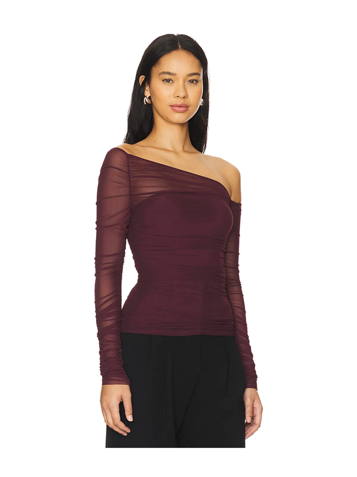 SEROYA SHAUNA ASYMETRIC MESH トップ - 画像2