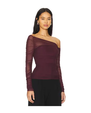 SEROYA SHAUNA ASYMETRIC MESH トップ - サムネイル2