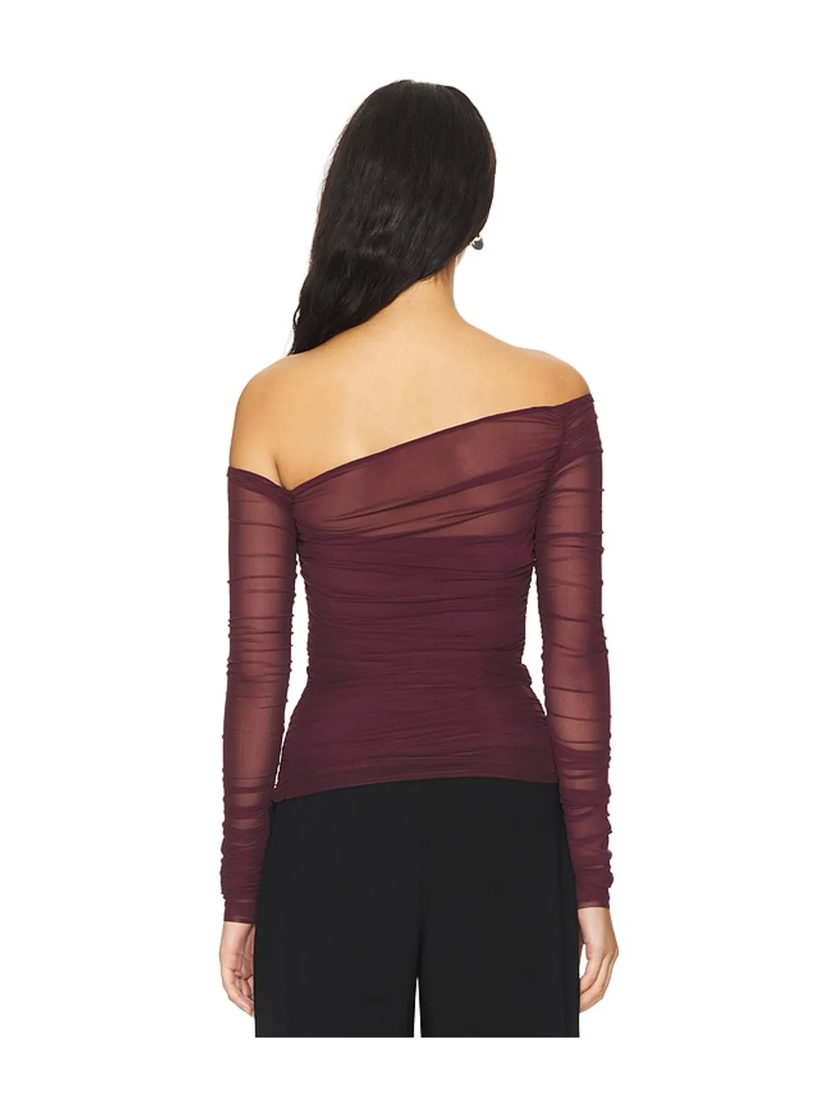 SEROYA SHAUNA ASYMETRIC MESH トップ - 画像4