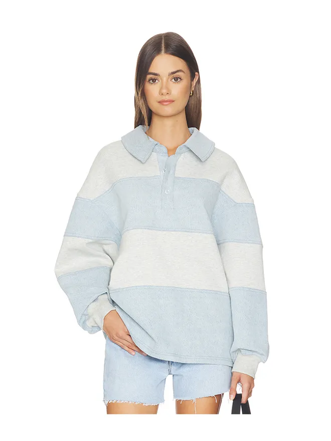 SEROYA SEROYA CHER トップ - Light Grey,Blue.の商品画像