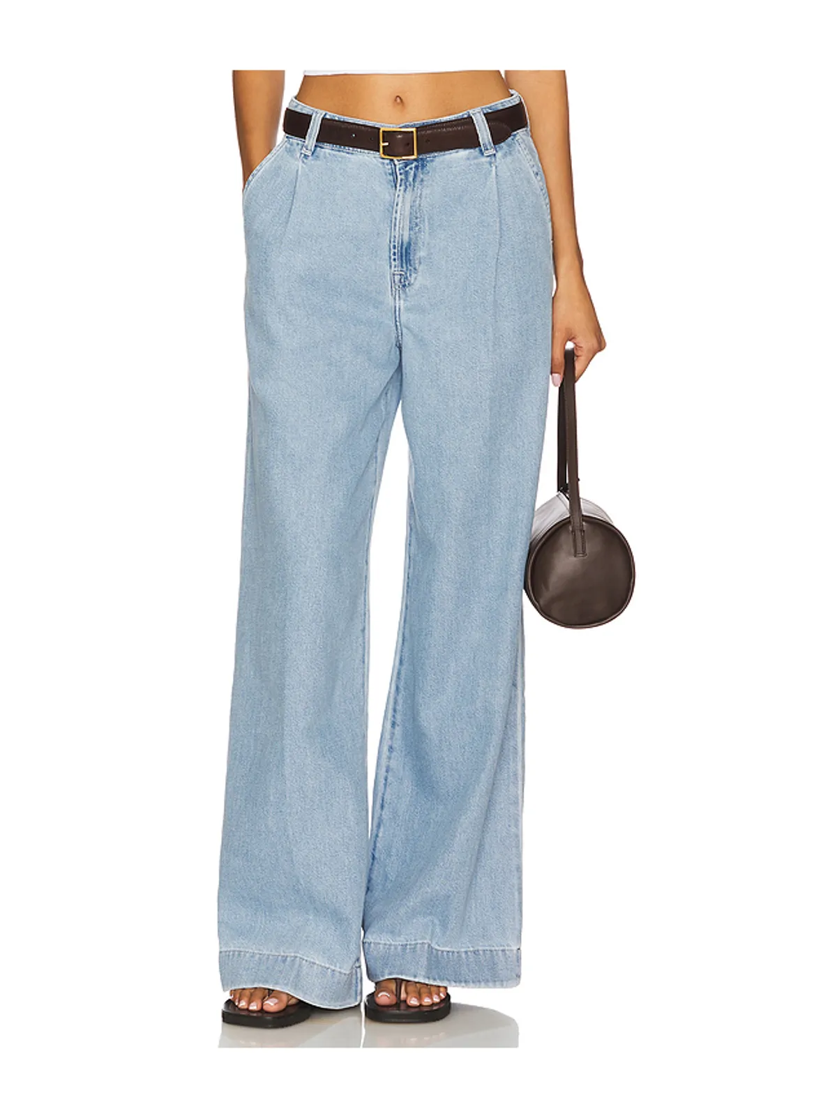 7 For All Mankind プリーツトラウザー - 画像1