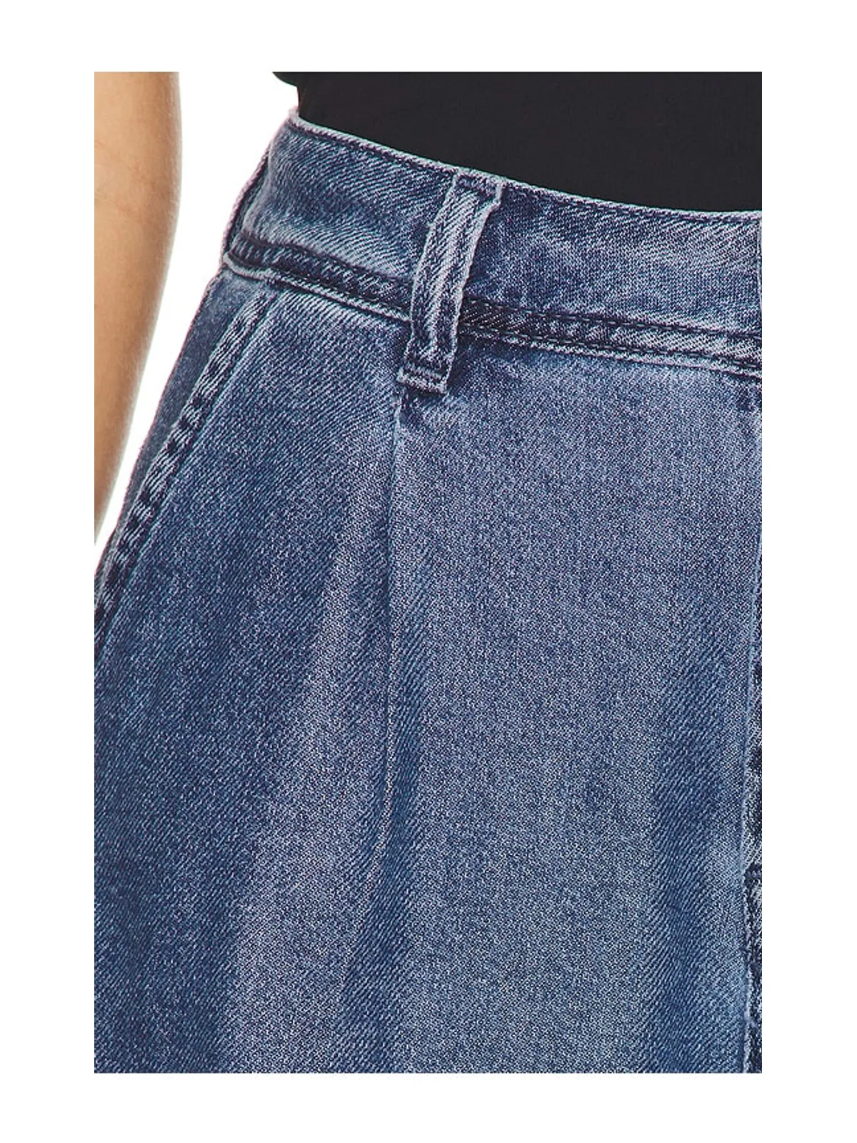 7 For All Mankind プリーツ入りショートパンツ - 画像6