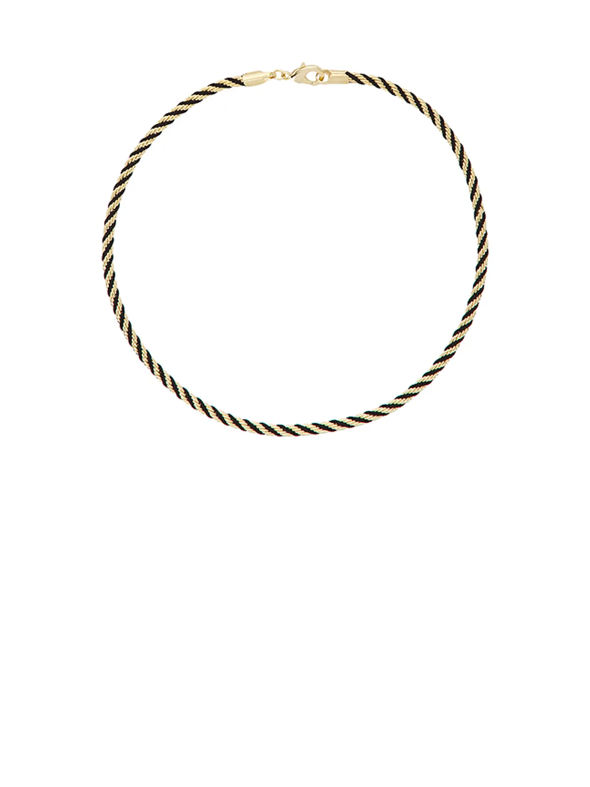 SHASHI DUET ネックレス - Metallic Gold,Black. - 画像1