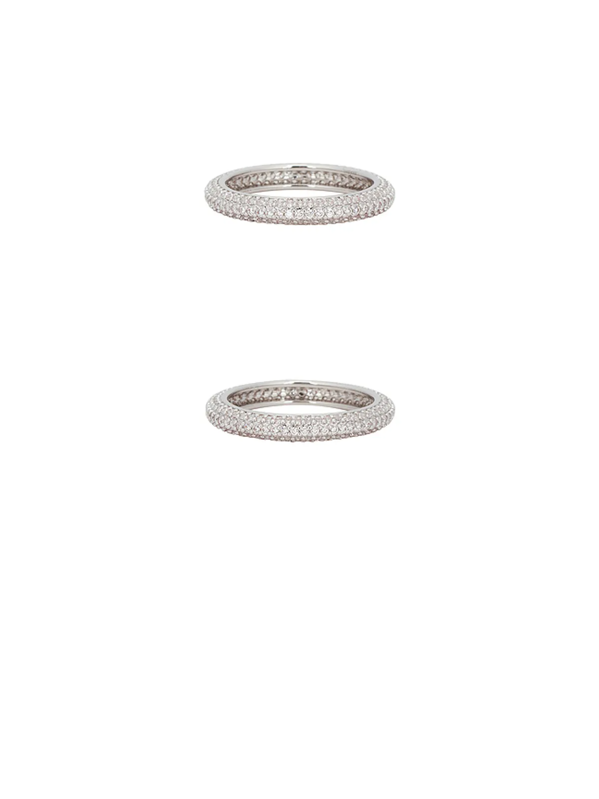 SHASHI MICRO PAVE リングセット - 画像2