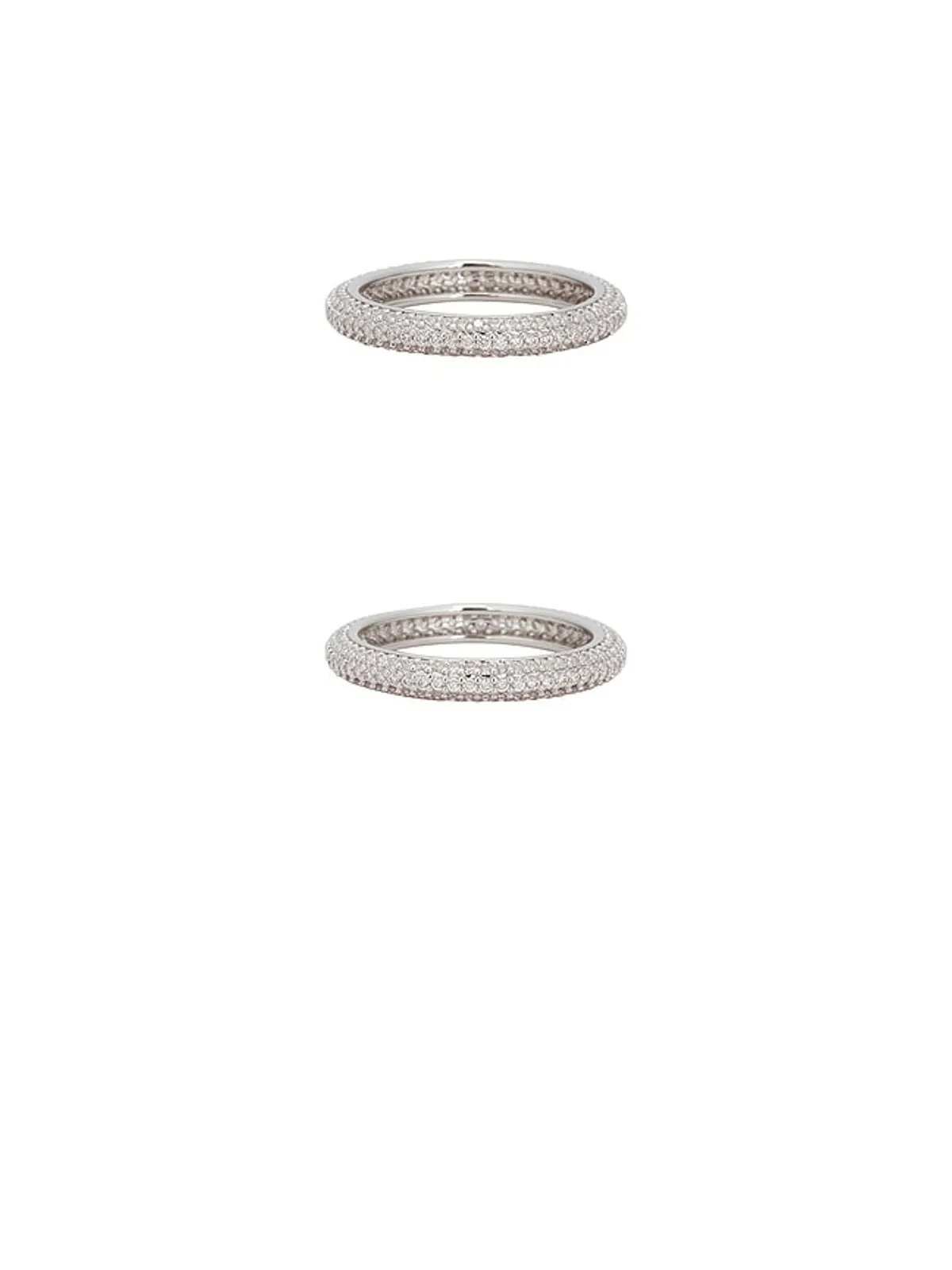 SHASHI MICRO PAVE リングセット - 画像3