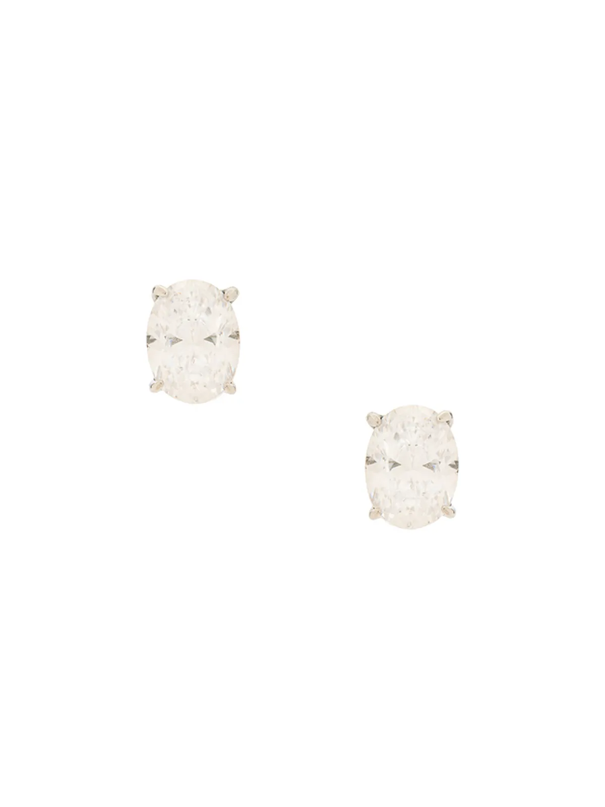 SHASHI OVAL スタッズイヤリング - 画像1