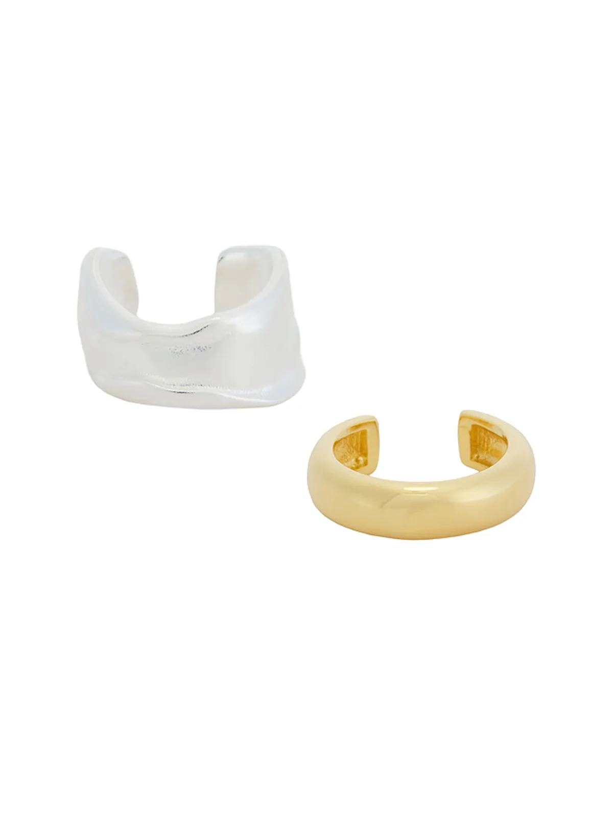 SHASHI PLAISIR イヤーカフ - Metallic Gold,Metallic Silver. - 画像2