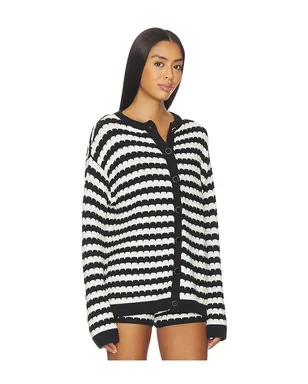 Show Me Your Mumu INEZ カーディガン - Black,White. - サムネイル3