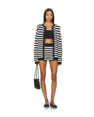 Show Me Your Mumu INEZ カーディガン - Black,White. - サムネイル5