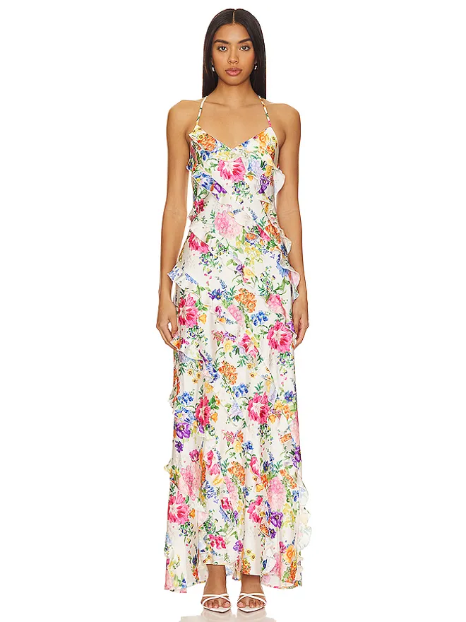 Show Me Your Mumu Show Me Your Mumu ROMANCE ラッフルマキシドレスの商品画像