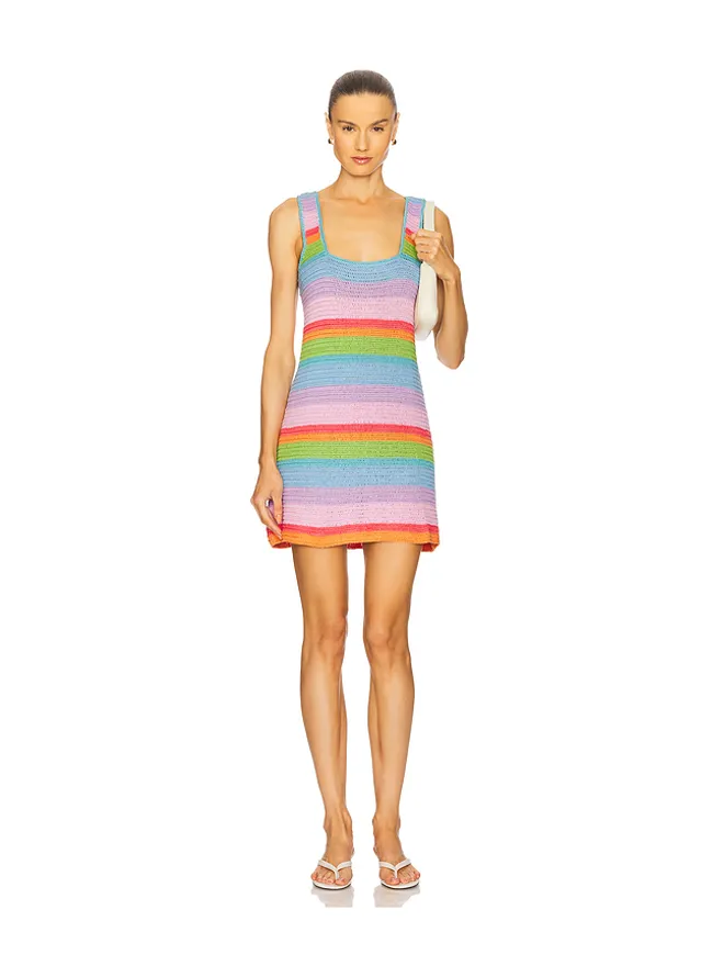 Show Me Your Mumu Show Me Your Mumu DAY TRIP ドレス - Blue,Pink.の商品画像
