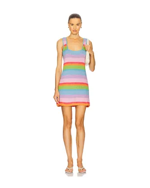 Show Me Your Mumu DAY TRIP ドレス - Blue,Pink. - サムネイル1