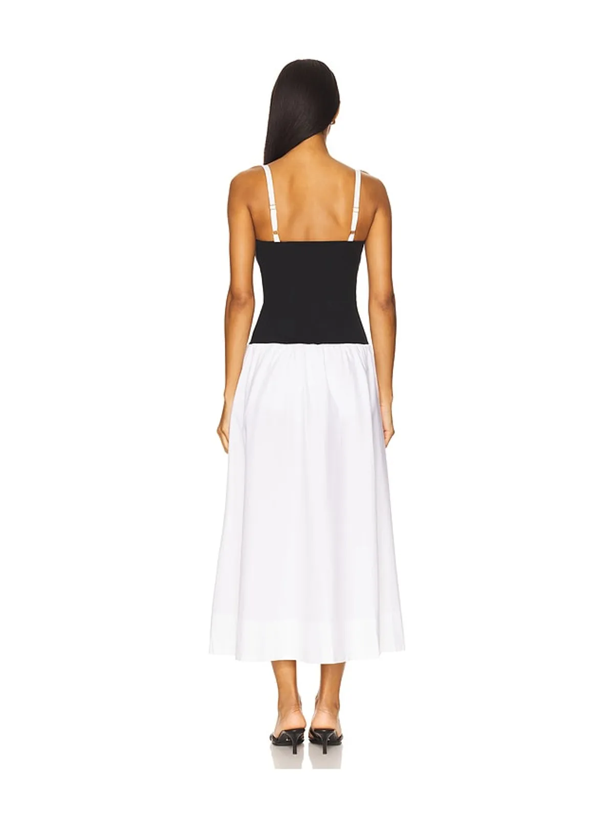 Show Me Your Mumu HEPBURN ミディ丈ドレス - Black,White. - 画像3