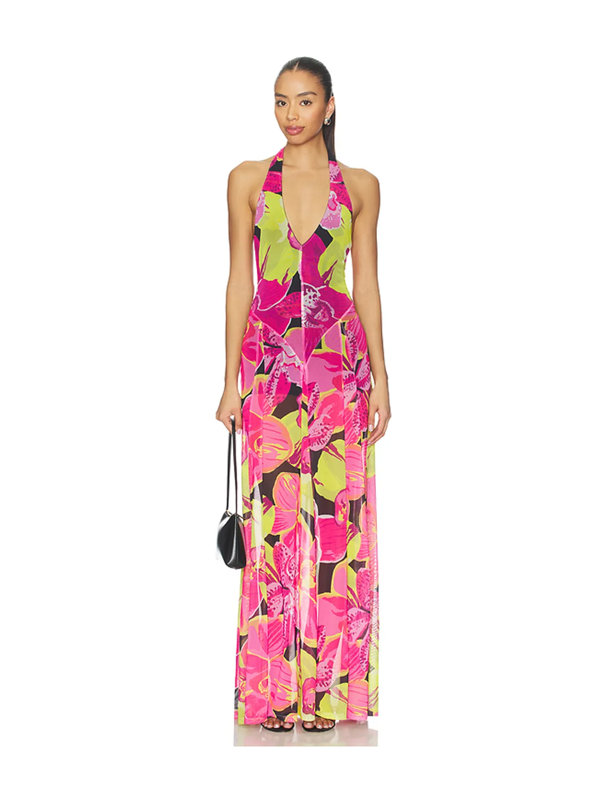 Show Me Your Mumu KATIA ドレス - Fuschia,Green. - 画像2