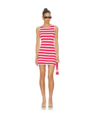 Show Me Your Mumu CAMERON ドレス - Red,White. - サムネイル1