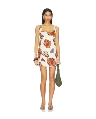 SIMONMILLER SAHARA LINEN MINI ドレス - サムネイル1