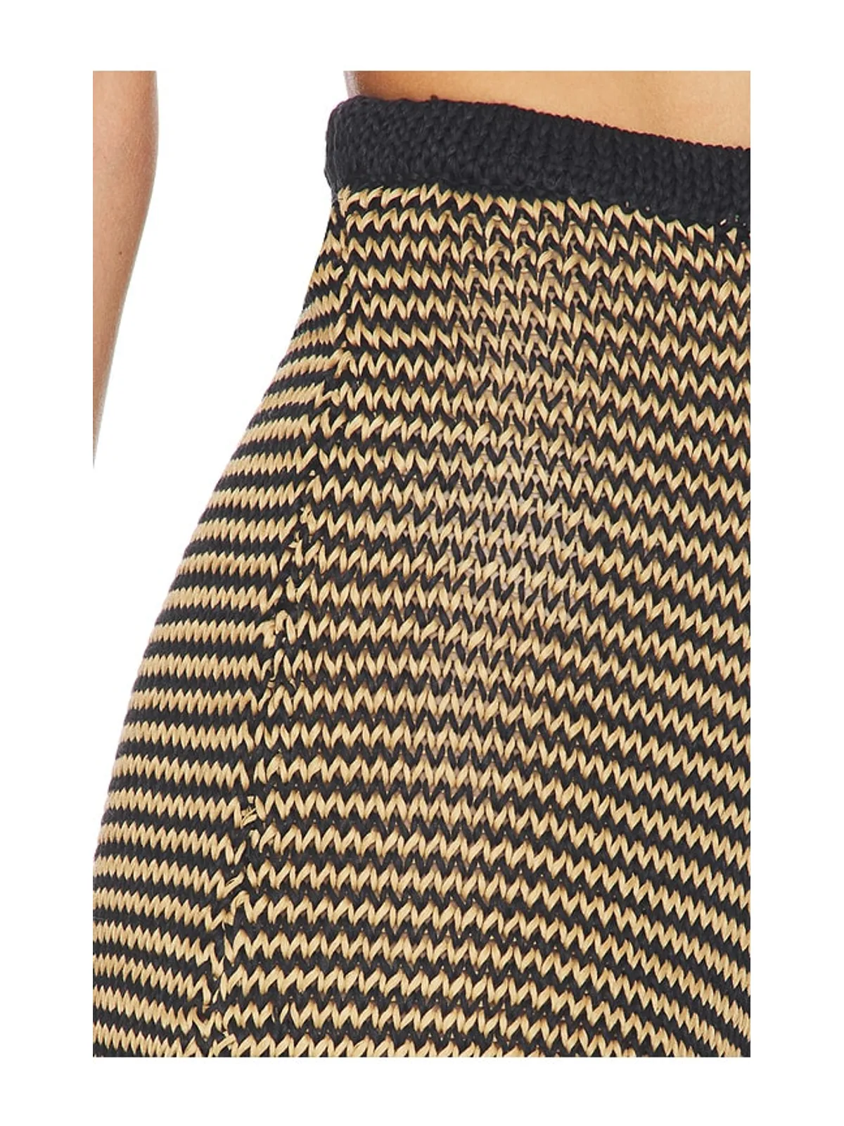 SIMONMILLER MARZO KNIT ショートパンツ - Black,Brown. - 画像6