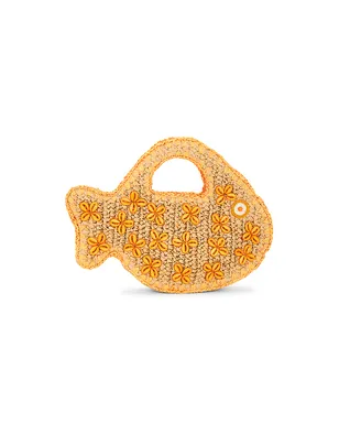 SIMONMILLER PUKA FISH トップハンドルバッグ - Orange,Neutral. - サムネイル1