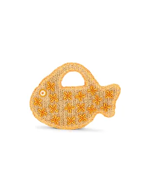 SIMONMILLER PUKA FISH トップハンドルバッグ - Orange,Neutral. - サムネイル2