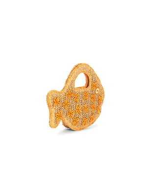 SIMONMILLER PUKA FISH トップハンドルバッグ - Orange,Neutral. - サムネイル3