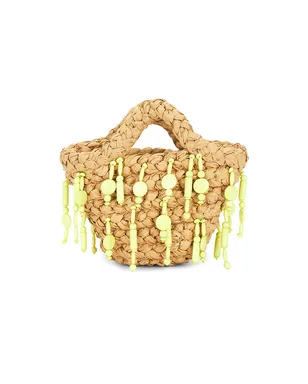 SIMONMILLER BEADED SHELLY トートバッグ - Yellow,Neutral. - サムネイル2