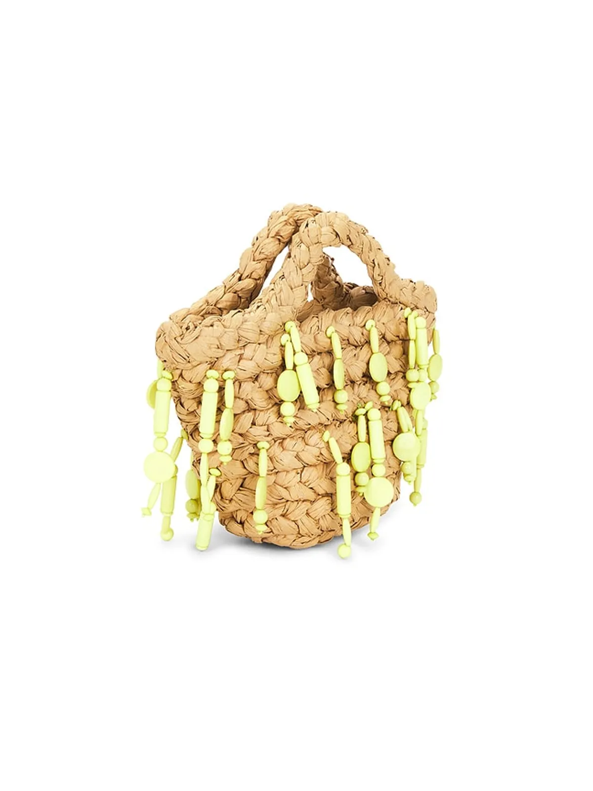 SIMONMILLER BEADED SHELLY トートバッグ - Yellow,Neutral. - 画像3