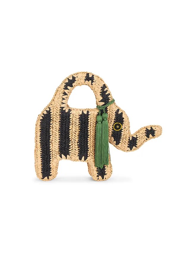 SIMONMILLER SIMONMILLER ELEPHANT トップハンドルバッグ - Black,Neutral.の商品画像