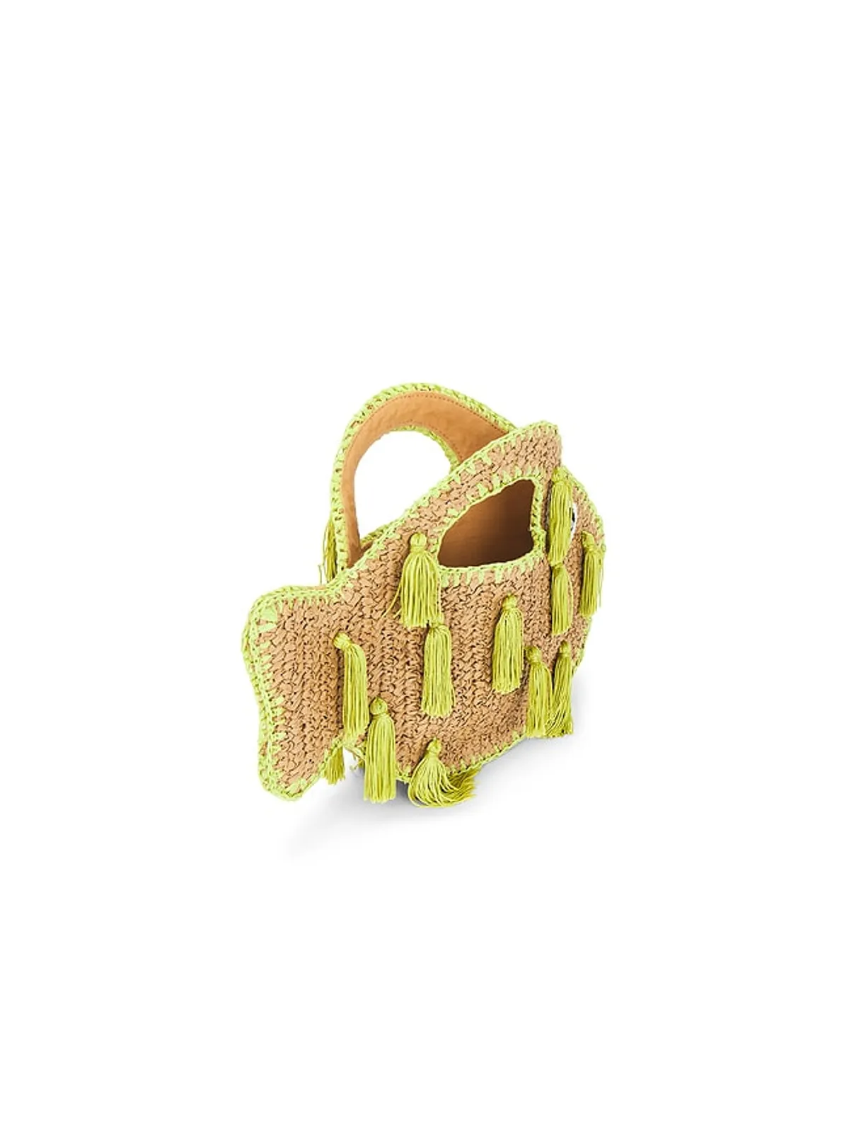 SIMONMILLER TASSEL FISH トップハンドルバッグ - Yellow,Neutral. - 画像4