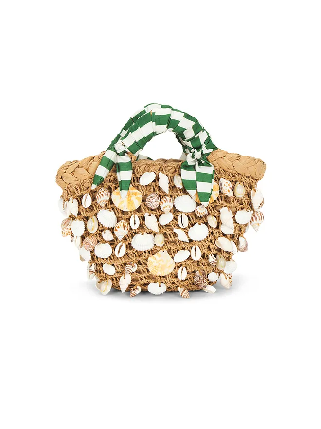 SIMONMILLER SIMONMILLER SHELLY トートバッグ - Green,Neutral.の商品画像