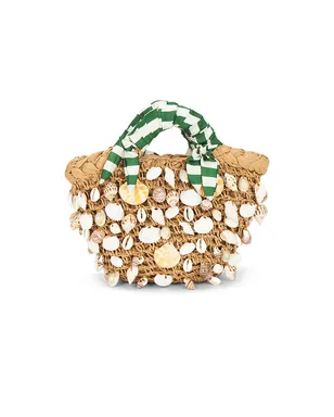 SIMONMILLER SHELLY トートバッグ - Green,Neutral. - サムネイル1