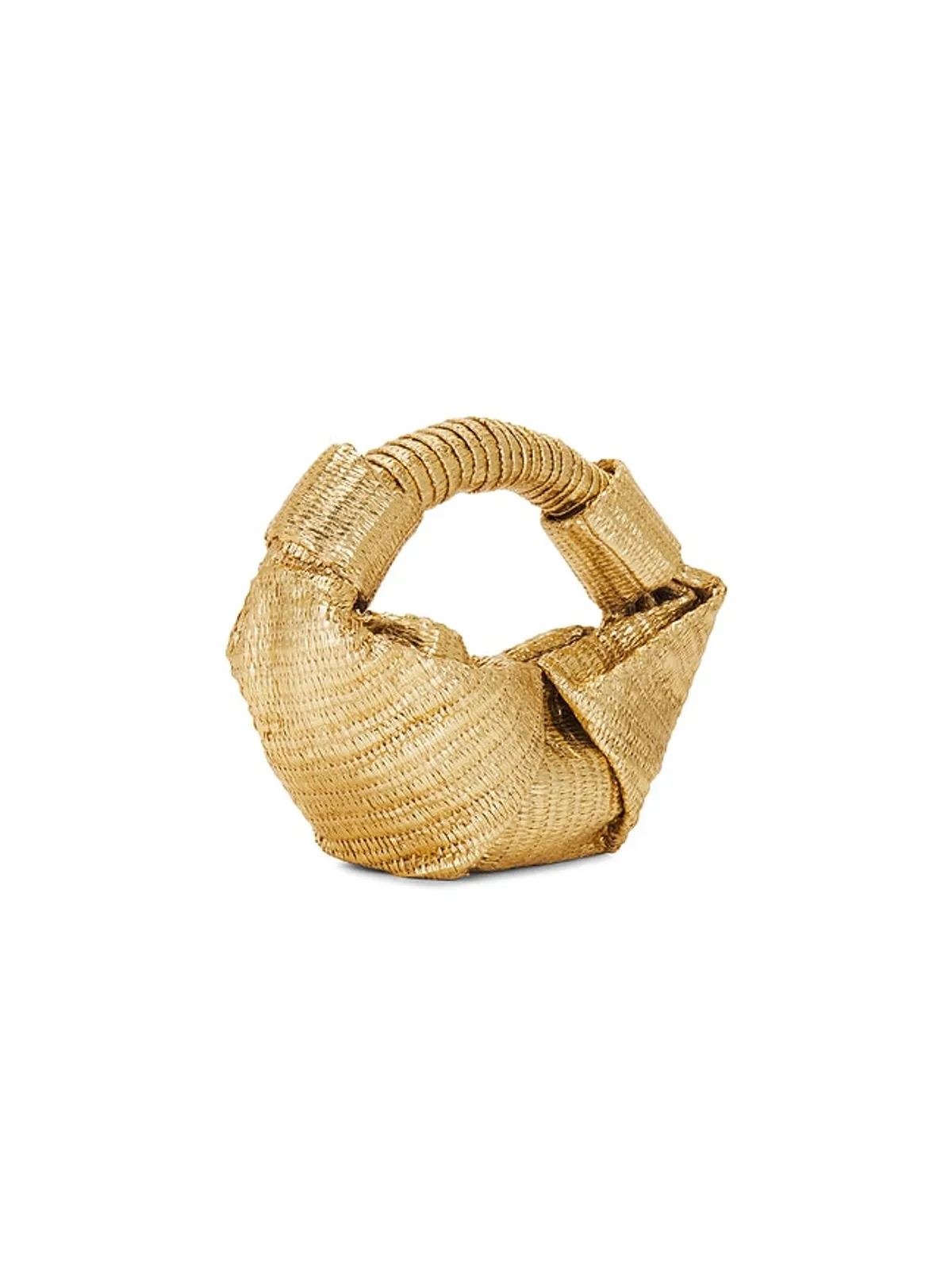 SIMONMILLER METALLIC RAFFIA LOPSY バッグ - 画像3
