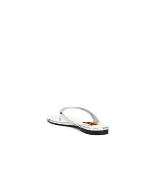 SIMONMILLER SALERNO THONG サンダル - Metallic Silver, grey. - サムネイル3