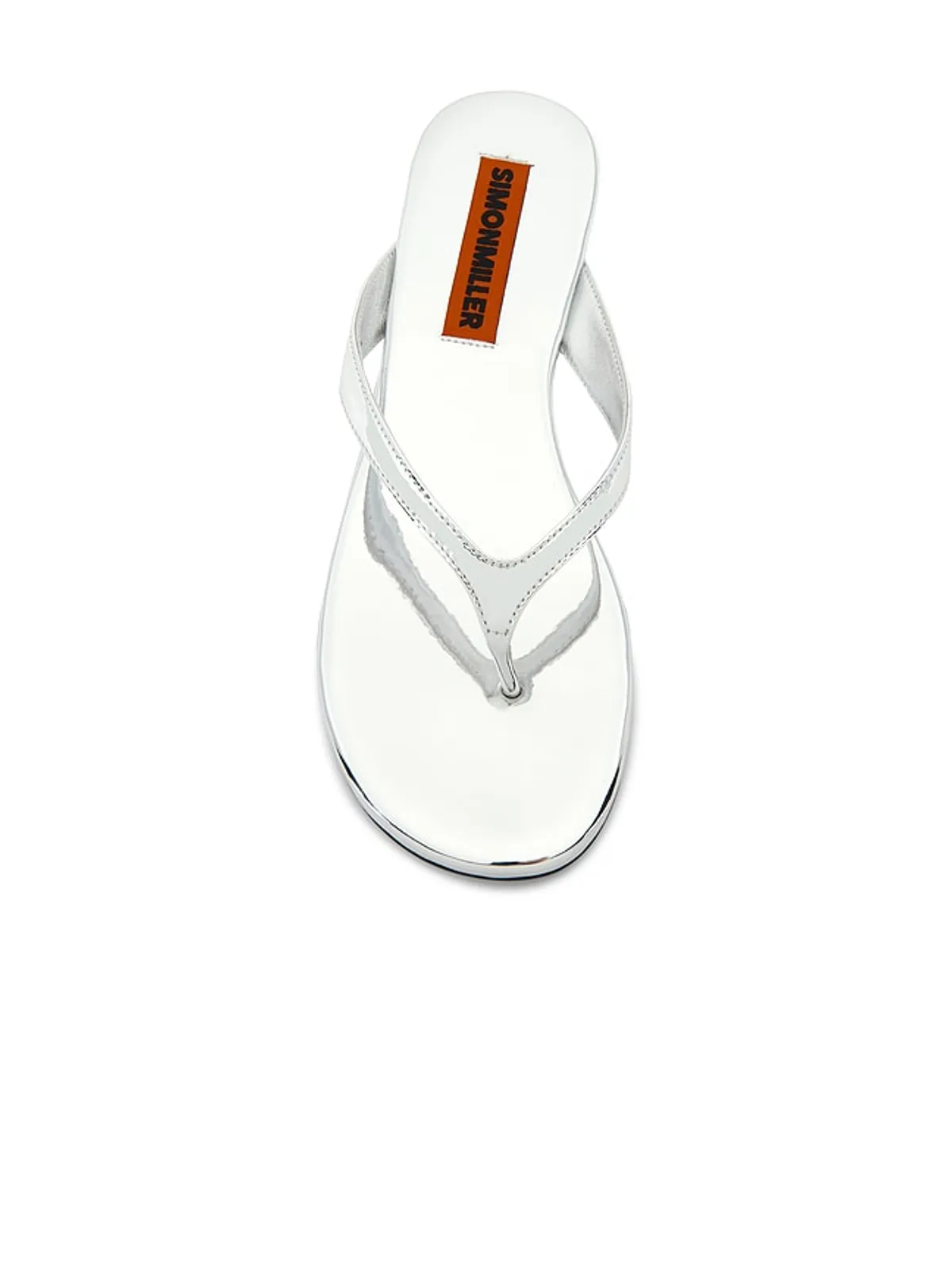 SIMONMILLER SALERNO THONG サンダル - Metallic Silver, grey. - 画像4