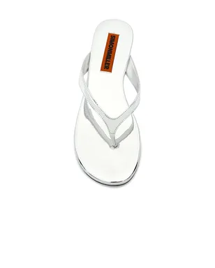 SIMONMILLER SALERNO THONG サンダル - Metallic Silver, grey. - サムネイル4