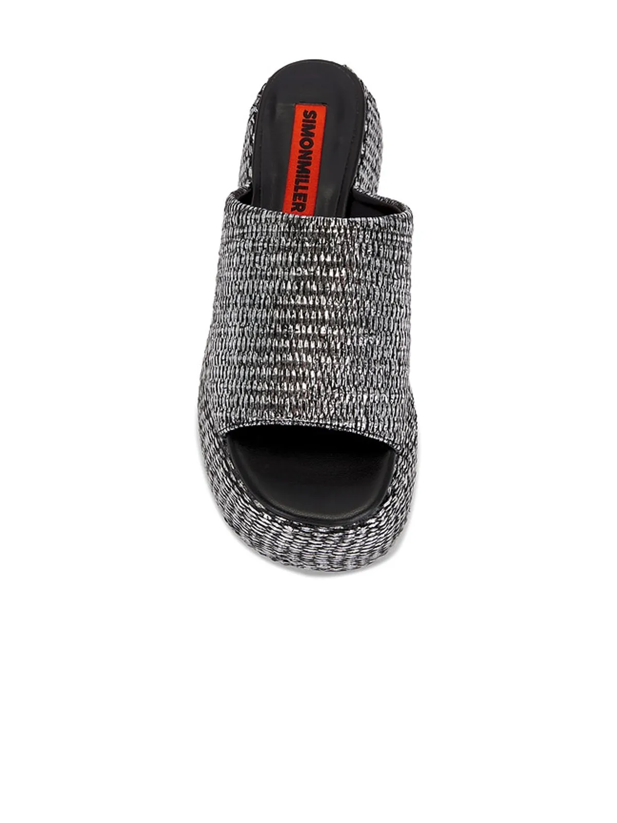 SIMONMILLER CLOUDY PLATFORM サンダル - Metallic Silver, grey. - 画像4