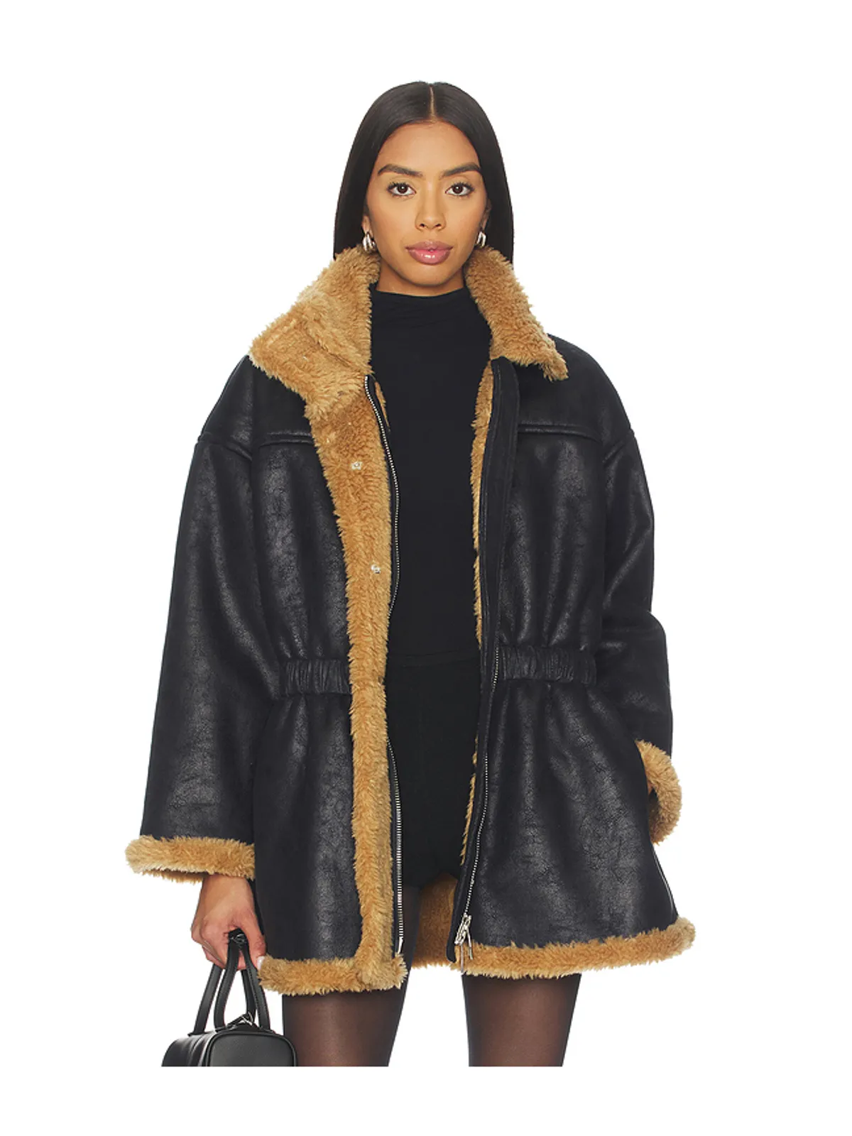 SIMONMILLER YARA FAUX SHEARLING ジャケット - 画像2