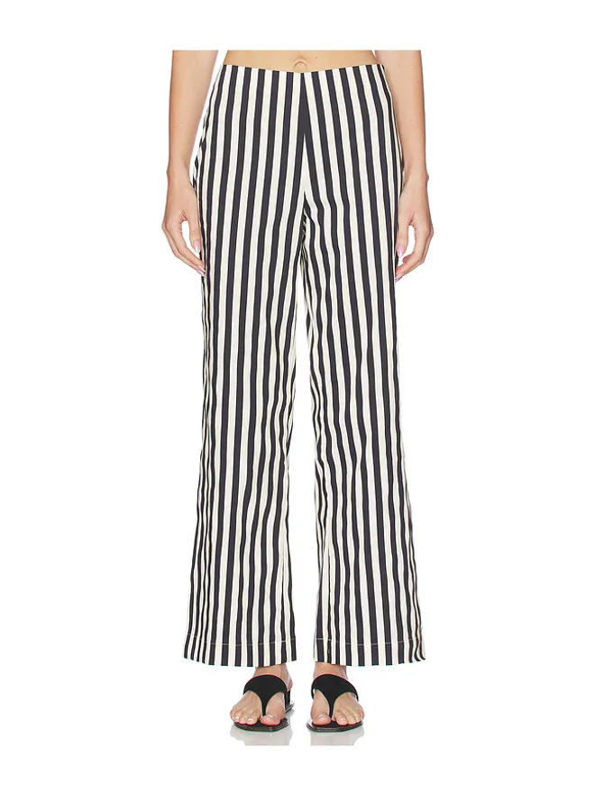 SIMONMILLER SIMONMILLER PIA POPLIN パンツ - Black,White.の商品画像