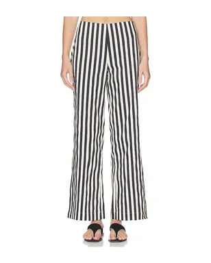 SIMONMILLER PIA POPLIN パンツ - Black,White. - サムネイル1