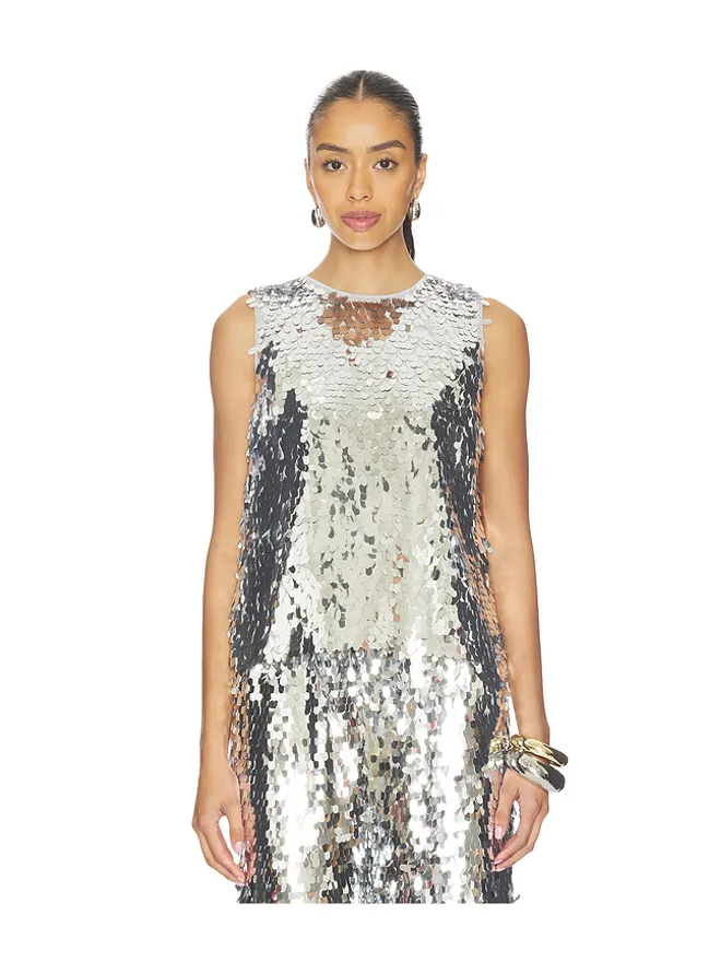 SIMONMILLER SIMONMILLER SHIRLEY SEQUIN トップの商品画像