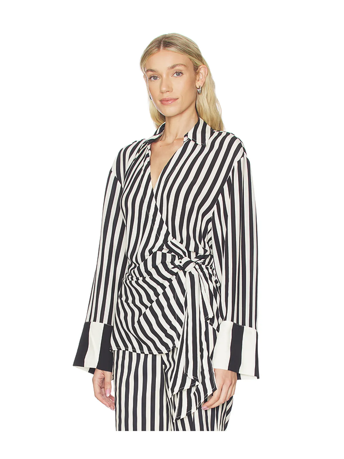 SIMONMILLER VIETTA CREPE トップ - Black,White. - 画像2