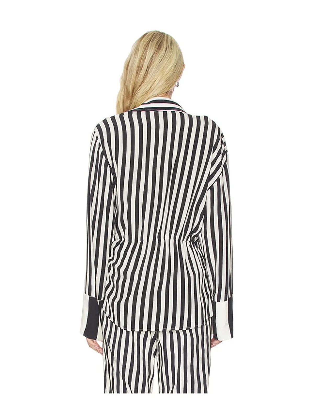 SIMONMILLER VIETTA CREPE トップ - Black,White. - 画像3