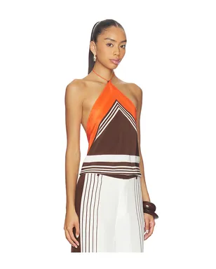 SIR. DESTINO トップ - Brown,Orange. - サムネイル2